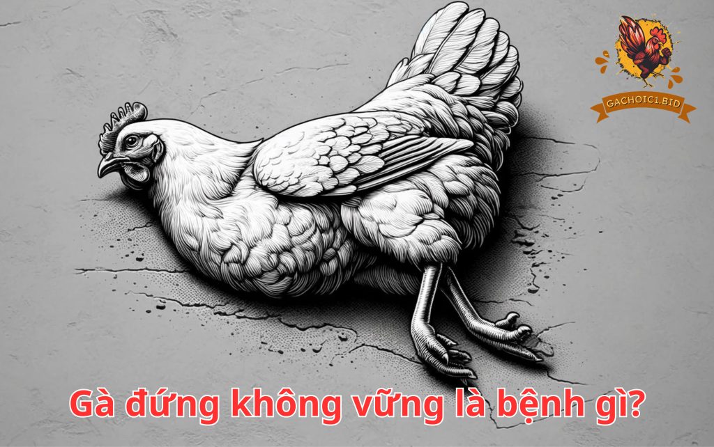 Gà đứng không vững là bệnh gì?