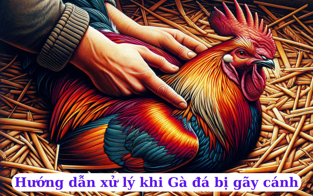 Hướng dẫn xử lý khi Gà đá bị gãy cánh