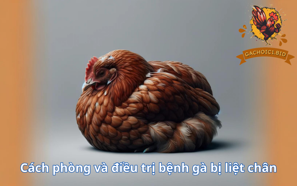 Cách phòng và điều trị bệnh gà bị liệt chân