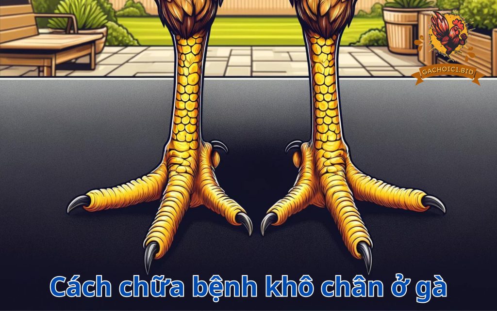 Cách chữa bệnh khô chân ở gà