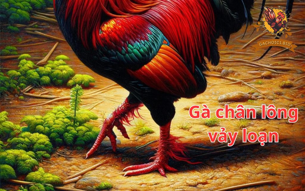 Gà chân lông vảy loạn