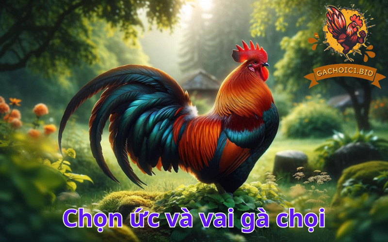 Chọn ức và vai gà chọi