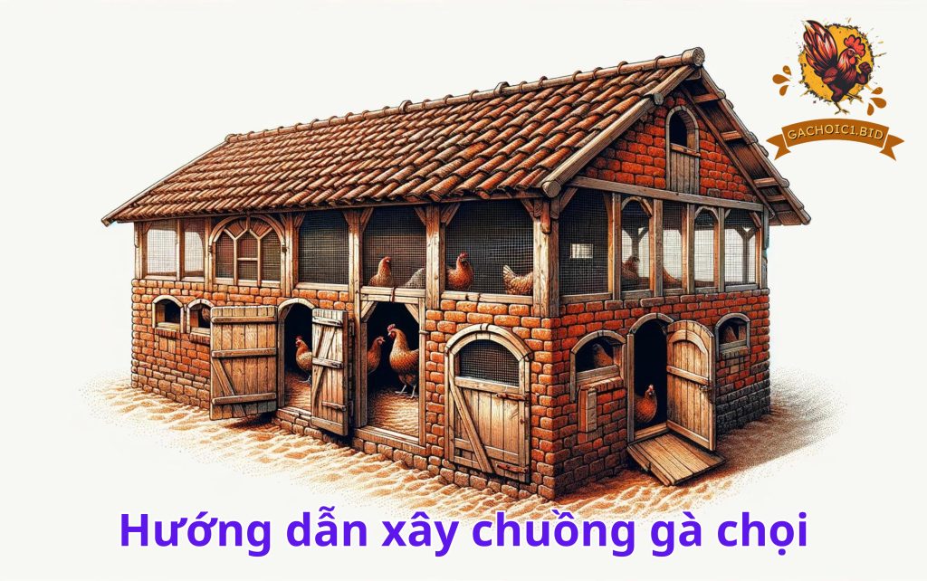 Hướng dẫn xây chuồng gà chọi bằng gạch