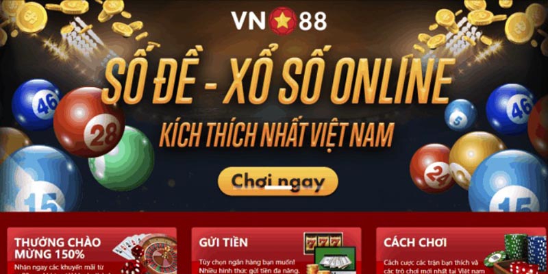 Xổ số của VN88 thiết kế giao diện vô cùng hợp lý và khoa học