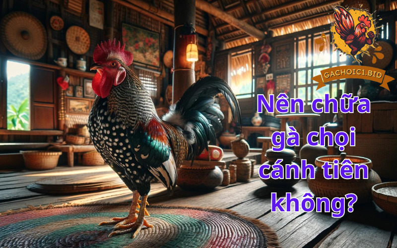 Nên chữa gà chọi cánh tiên không?