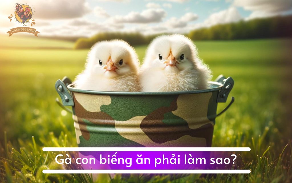 Gà con biếng ăn phải làm sao?