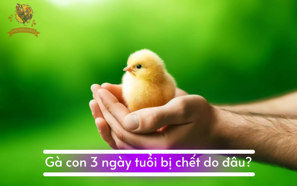 Gà con 3 ngày tuổi bị chết do đâu?