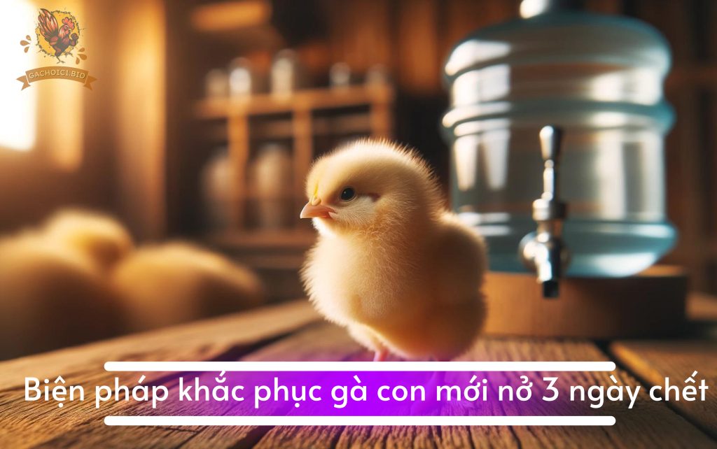 Biện pháp khắc phục gà con mới nở 3 ngày chết