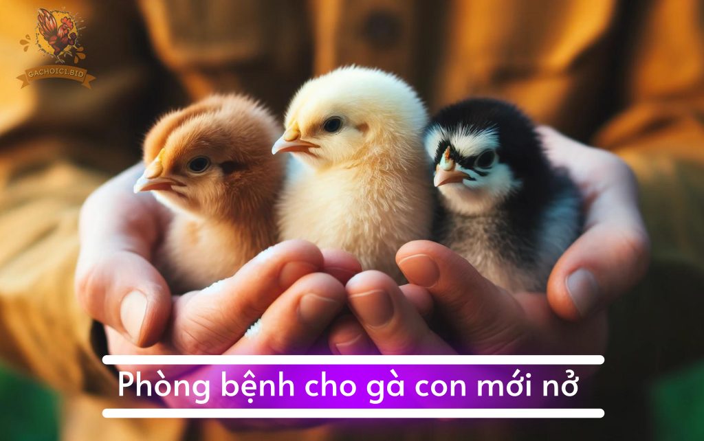 Phòng bệnh cho gà con mới nở để không gặp tình trạng gà con chết sau 3 ngày
