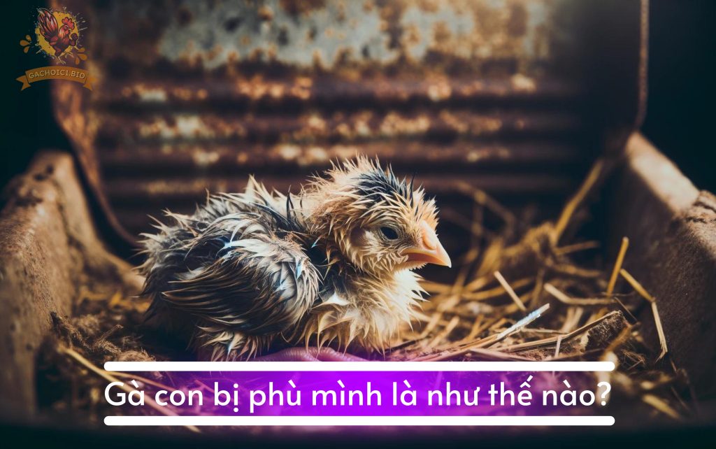 Gà con bị phù mình là như thế nào?