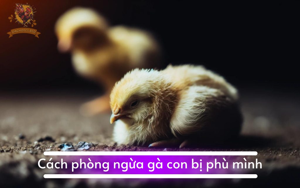 Cách phòng ngừa gà con bị phù mình