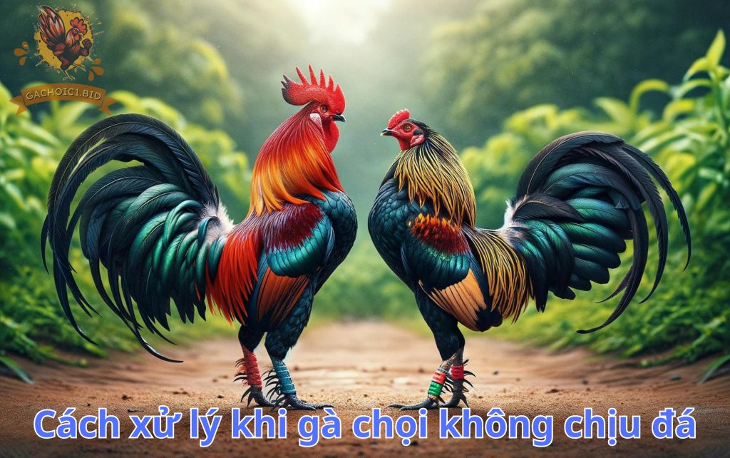 Cách xử lý khi gà chọi không chịu đá