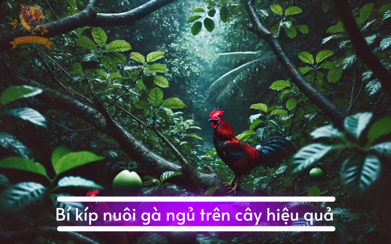 Bí kíp nuôi gà ngủ trên cây hiệu quả