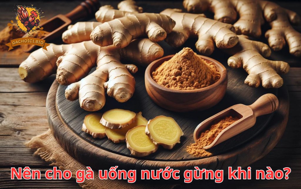 Khi cho gà uống nước gừng cần lưu ý điều gì?