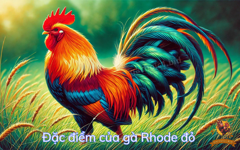 Đặc điểm của gà Rhode đỏ