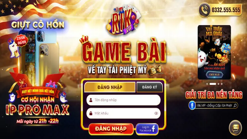 Giới thiệu tổng quan về cổng game Rik vip